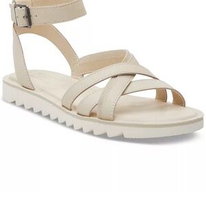 Toms Cream Strappy Sandals
